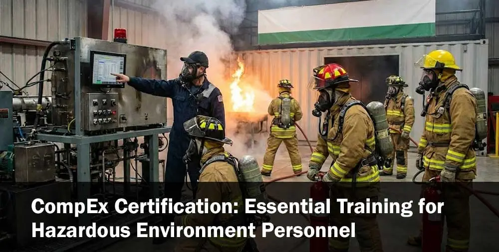 CompEx certification training for personnel working safely in hazardous explosive atmospheres​
