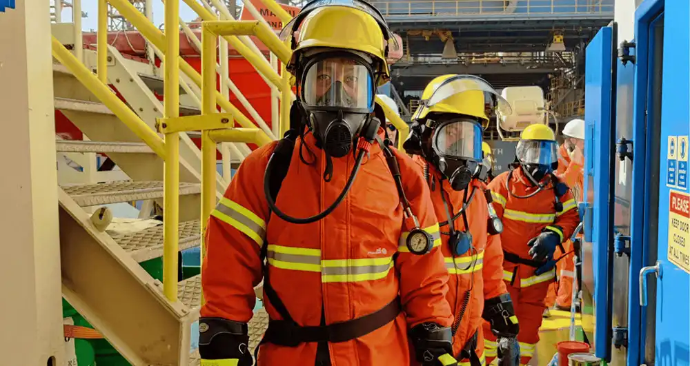 IECEx certification Singapore — hazardous area engineer inspecting Ex equipment in an industrial facility