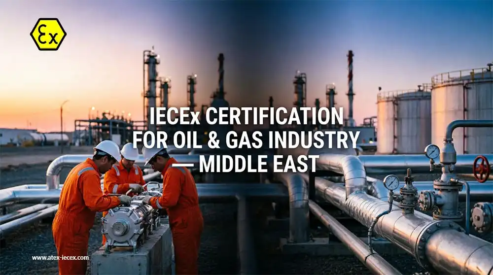 IECEx certification for oil and gas industry in the Middle East